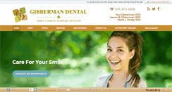Desktop Screenshot of gibbermandental.com